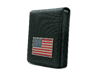 American Pride ballistic nylon holster case with US flag